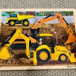 Melissa & Doug 2 construction puzzles